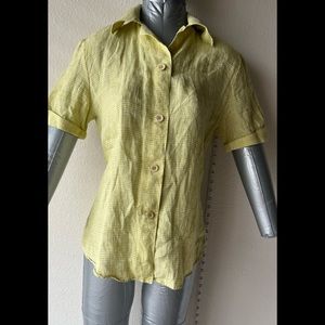 Lorenzini Made in Italy 100%Lion Flax Linen Size I ( US is a small) EUC